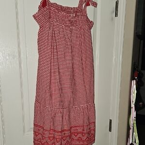 Old Navy Red Picnic Dress